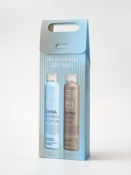 Изображение товара Набор косметики для волос Dew Professional Спрей для объема+Спрей глина для объема (2x200мл)