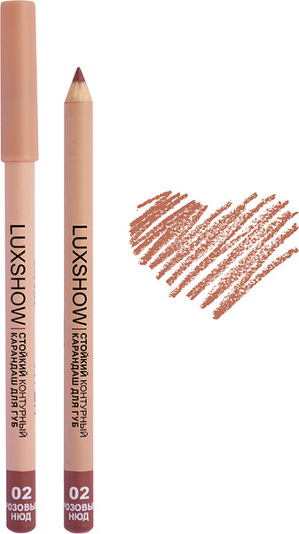 Изображение товара Карандаш для губ Витэкс Luxshow Стойкий контурный тон 02 Розовый нюд