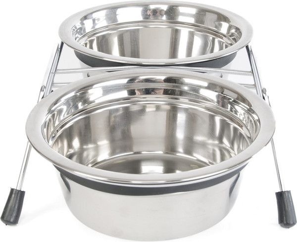 Изображение товара Набор мисок для животных ZooZooZoo Двойная на подставке SWT-6009D-780