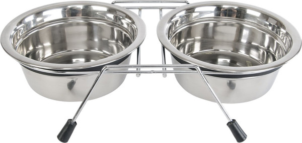 Изображение товара Набор мисок для животных ZooZooZoo Двойная на подставке SWT-6009D-780