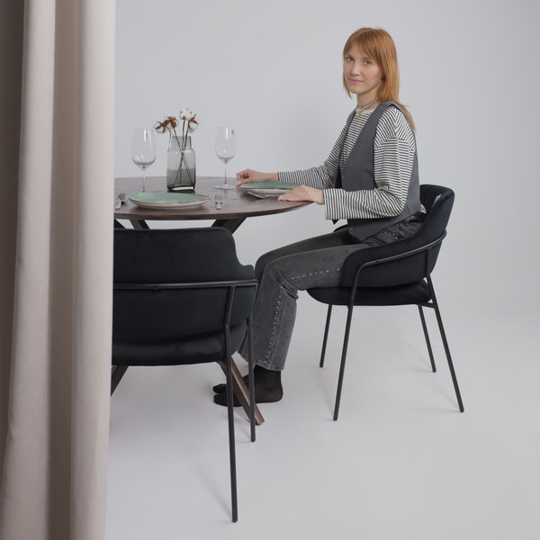 Изображение товара Обеденный стол Аврора Вегас D1100 (орех темный)