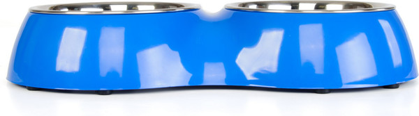 Изображение товара Набор мисок для животных ZooZooZoo на подставке SWT-6046-220 (синий)