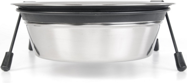 Изображение товара Набор мисок для животных ZooZooZoo на подставке SWT-6010-1650 (черный)