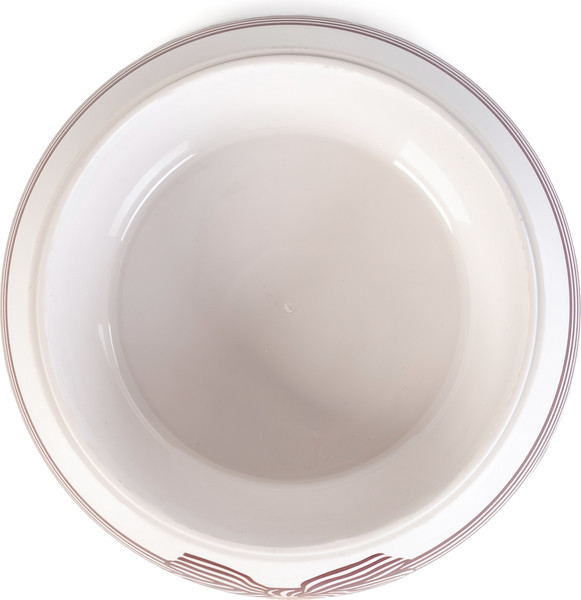 Изображение товара Миска для животных ZooZooZoo На подставке SWT-6045B-750 (L, белый/коричневый)