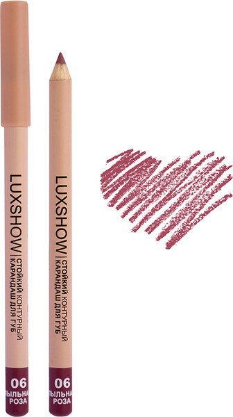 Изображение товара Карандаш для губ Витэкс Luxshow Стойкий контурный тон 06 Пыльная роза