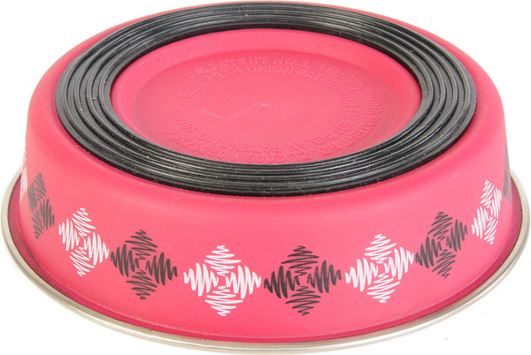 Изображение товара Миска для животных ZooZooZoo Ромбы SWT-6001-260/rhomb (розовый)