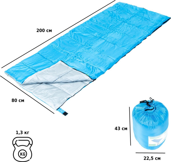 Изображение товара Спальный мешок Green Glade Comfort 200