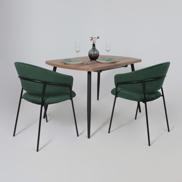 Изображение товара Стул Алвест AV 433 (изумрудный бархат H-30/черный)