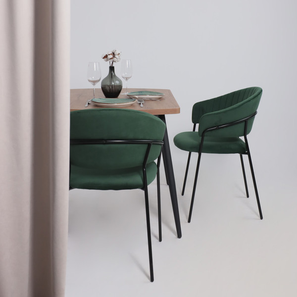 Изображение товара Стул Алвест AV 433 (изумрудный бархат H-30/черный)