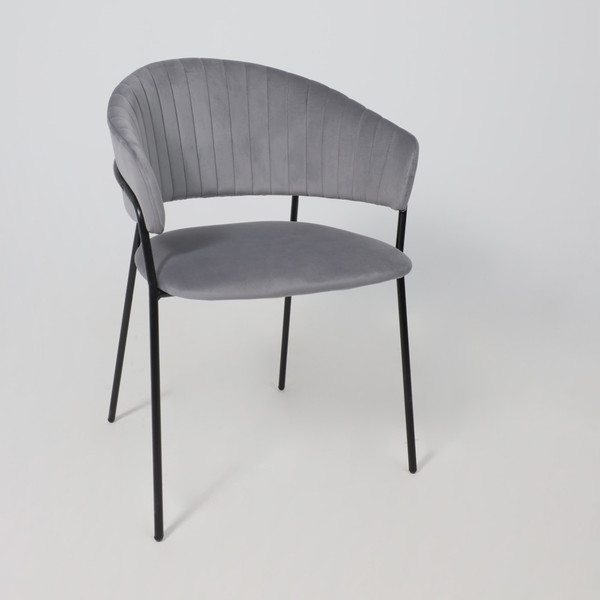 Изображение товара Стул Алвест AV 433 (темно-серый бархат H-15/черный)