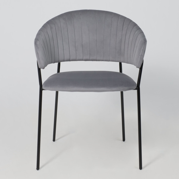 Изображение товара Стул Алвест AV 433 (темно-серый бархат H-15/черный)