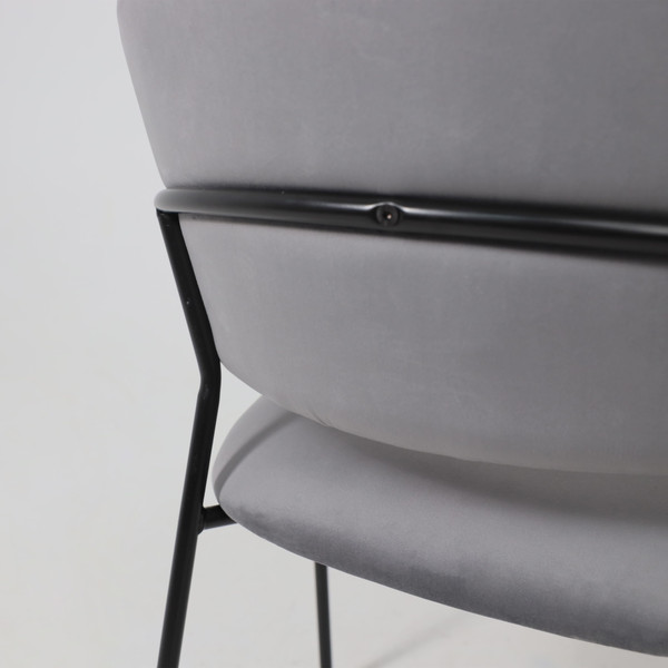 Изображение товара Стул Алвест AV 433 (темно-серый бархат H-15/черный)