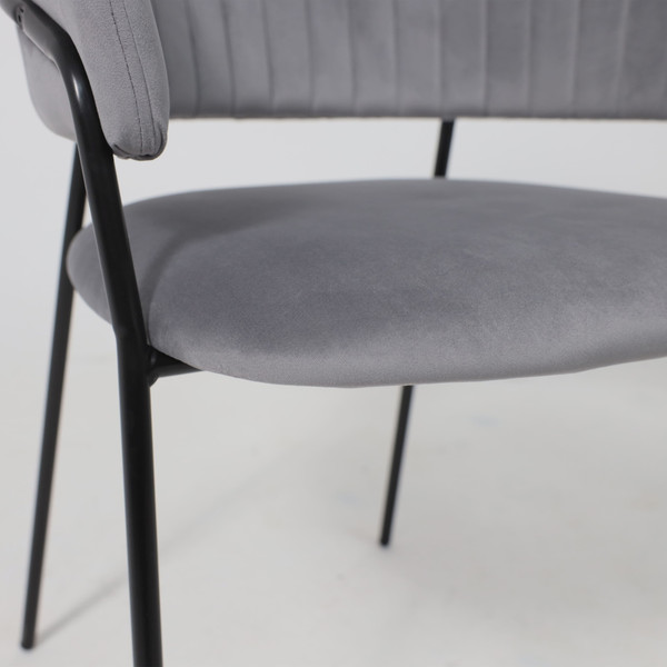 Изображение товара Стул Алвест AV 433 (темно-серый бархат H-15/черный)