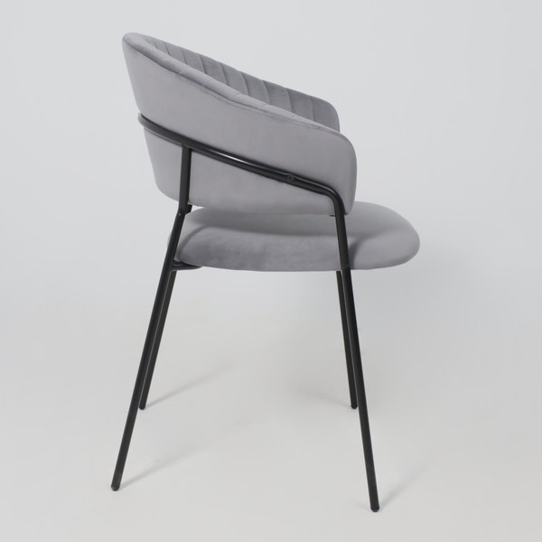 Изображение товара Стул Алвест AV 433 (темно-серый бархат H-15/черный)