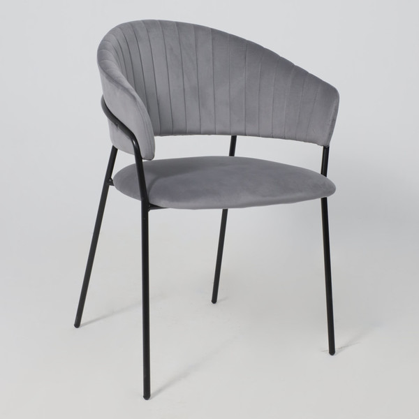 Изображение товара Стул Алвест AV 433 (темно-серый бархат H-15/черный)