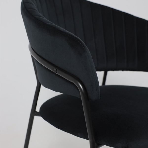 Изображение товара Стул Алвест AV 433 (черный бархат H-75/черный)