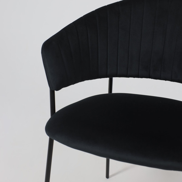 Изображение товара Стул Алвест AV 433 (черный бархат H-75/черный)