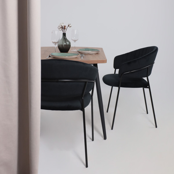 Изображение товара Стул Алвест AV 433 (черный бархат H-75/черный)