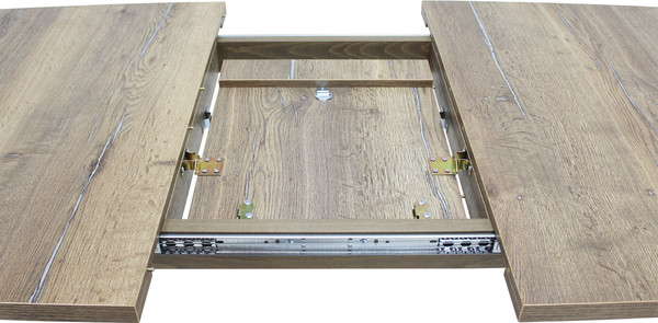 Изображение товара Обеденный стол Виста Бергамо 90x160/201 дуб олово/дуб олово ВС/433