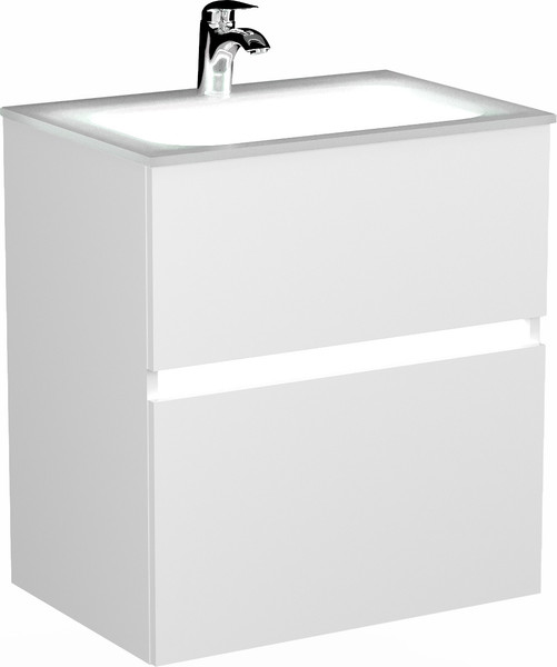 Изображение товара Тумба под умывальник Lauter Emma 60 (белый глянец)