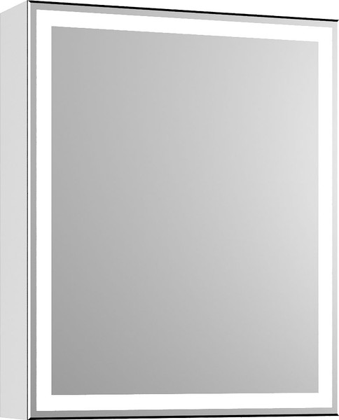 Изображение товара Шкаф с зеркалом для ванной Lauter Emma (с подсветкой, белый глянец)