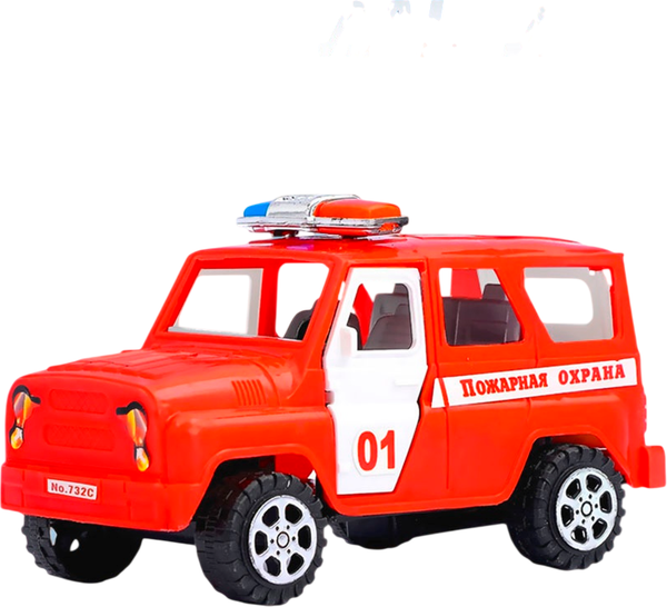 Изображение товара Автомобиль игрушечный Sima-Land Пожарная охрана 732C / 520475 (инерционный)