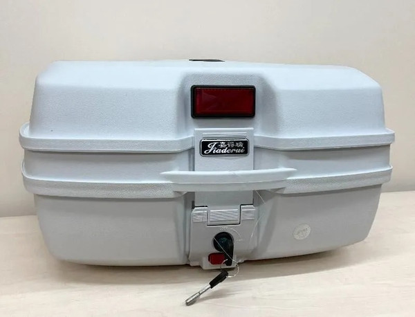 Изображение товара Кофр для мотоцикла AVM 698 (белый)