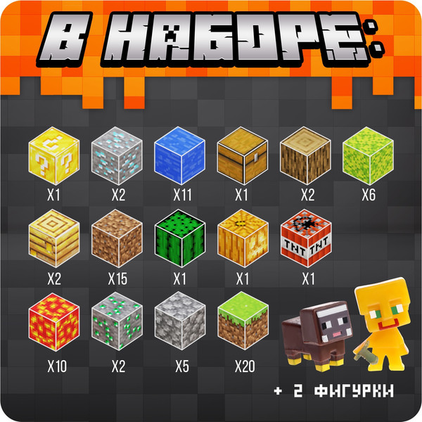 Изображение товара Конструктор магнитный Unicon Магнитные кубики. Мой мир T051 / 10576107 (80эл)