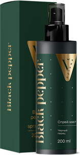 Изображение товара Спрей для волос Dziyna Black Pepper Парфюмированный для тела и волос (200мл)