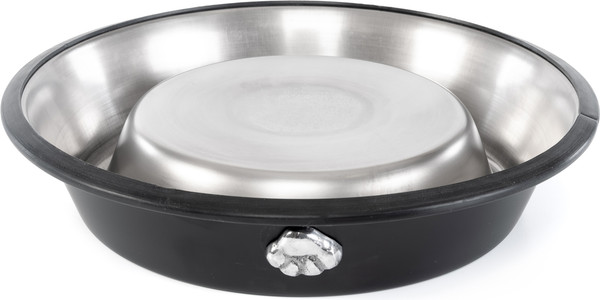 Изображение товара Миска для животных ZooZooZoo Лапка SWT-5022-950 (черный)