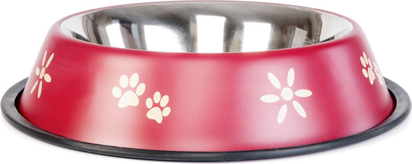 Изображение товара Миска для животных ZooZooZoo Лапки SWT-5008A-1400/bordo (бордовый)