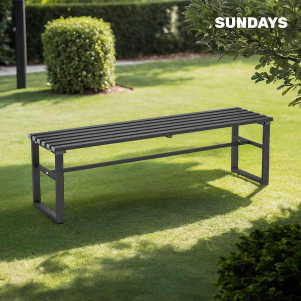Изображение товара Скамья садовая Sundays Relax СКМ-1 1450 (черный)