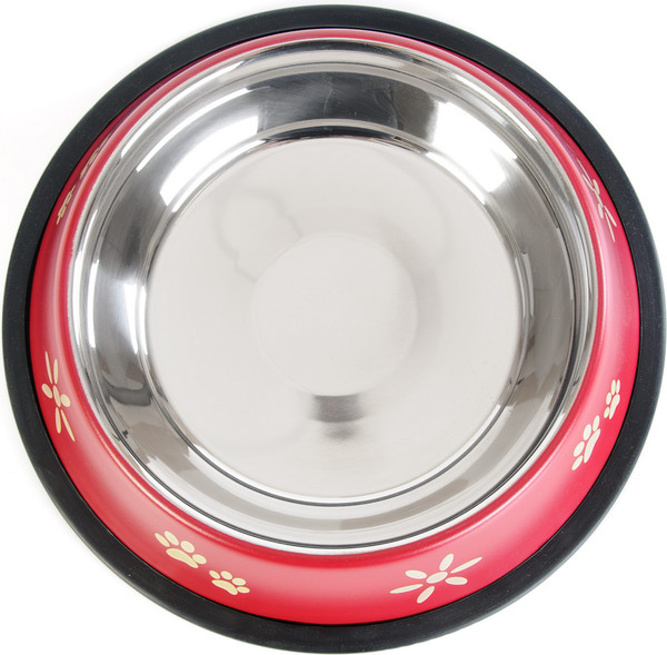 Изображение товара Миска для животных ZooZooZoo Лапки SWT-5008A-950/bordo (бордовый)