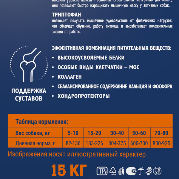 Изображение товара Сухой корм для собак Brit Premium Dog Adult Sport 5000 с курицей / 5092925 (15кг)