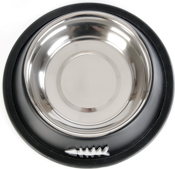 Изображение товара Миска для животных ZooZooZoo Рыбка SWT-5022-450 (черный)