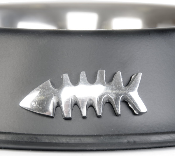 Изображение товара Миска для животных ZooZooZoo Рыбка SWT-5022-450 (черный)