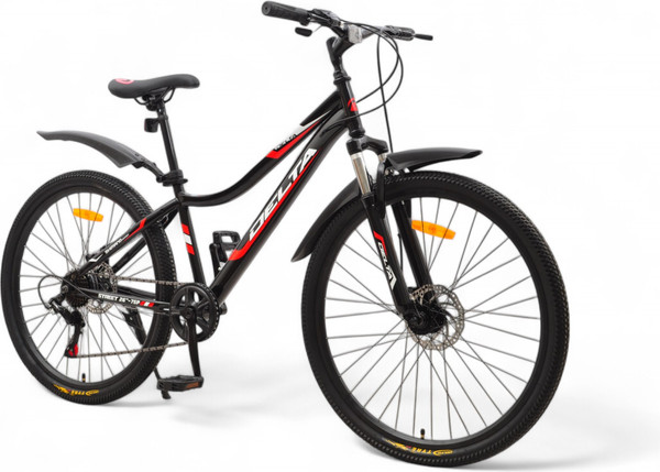 Изображение товара Велосипед DeltA Street 26 2611 (черный/красный)