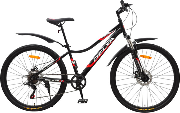 Изображение товара Велосипед DeltA Street 26 2611 (черный/красный)