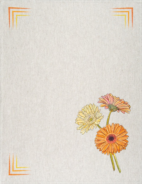 Изображение товара Набор полотенец Pole Kvetak (Беларускі лён) 46x60 24С112-ШР/рп/фкор/к. (23 Цветочное-3/сорт 1)