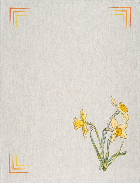 Изображение товара Набор полотенец Pole Kvetak (Беларускі лён) 46x60 24С112-ШР/рп/фкор/к. (23 Цветочное-3/сорт 1)