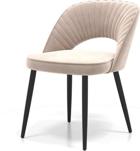 Изображение товара Стул Памир Новара F06 (светло-бежевый/черная опора)