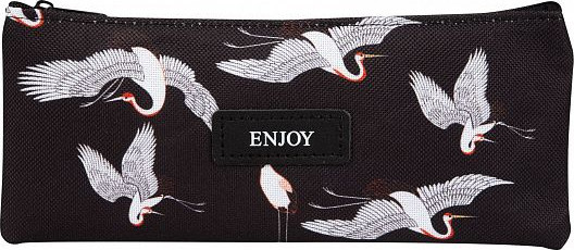 Изображение товара Пенал Creativiki Журавли / ПМКР-ЖУР (черный)