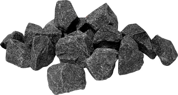 Изображение товара Камни для бани No Brand Габбро-диабаз колотый (20кг, коробка)