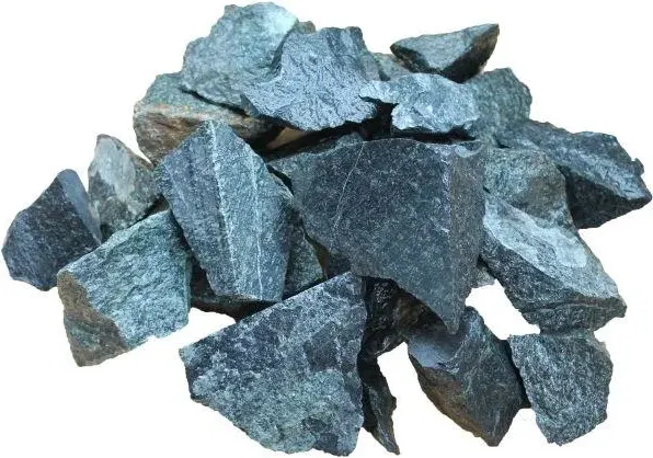 Изображение товара Камни для бани No Brand Змеевик колотый мелкая фракция (10кг, коробка)