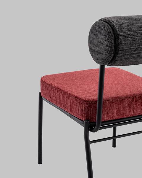 Изображение товара Стул Stool Group Ponpoun / OTE-SH 460+241 (темно-серый/бордо)