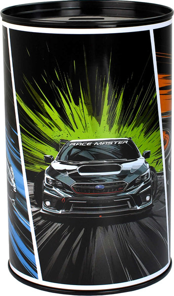 Изображение товара Копилка Феникс+ Неоновые тачки / 69378 (черный)