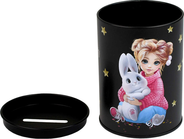 Изображение товара Копилка Феникс+ Девочка и зайка / 69368 (черный)