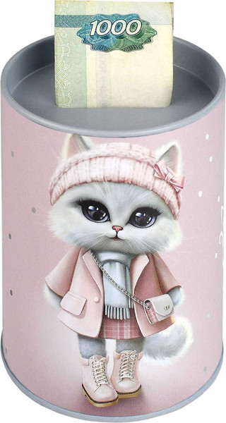 Изображение товара Копилка Феникс+ Городские кошечки / 69370 (розовый)