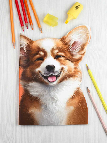 Изображение товара Тетрадь Феникс+ Веселый корги / 69729