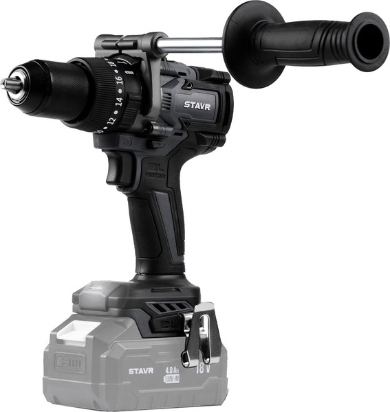 Изображение товара Аккумуляторная дрель-шуруповерт Ставр SHD 18BLHD